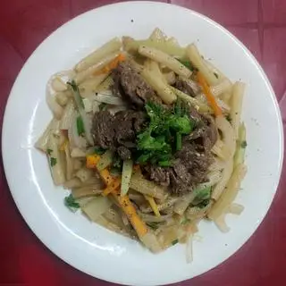 Nui xào bò - 50.000 ₫ tại Quán Ăn 4A - Nui, Mì Xào & Bột Chiên - Đường 15