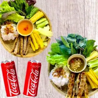 Combo Giảm 50K: 1 Nem Nướng - 1 Nem Lụi Kèm 2 Nước Ngọt Bất Kỳ - 160.000 ₫ tại Nem Nướng Nha Trang Rincy - Trần Quang Diệu