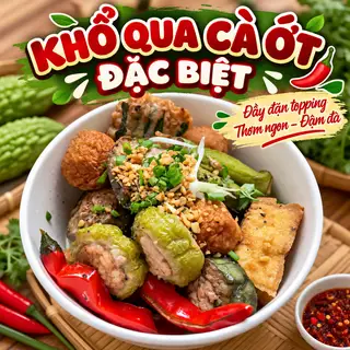 Hình ảnh Khổ Qua Cà Ớt - Đặc Biệt Full Topping 11 Viên