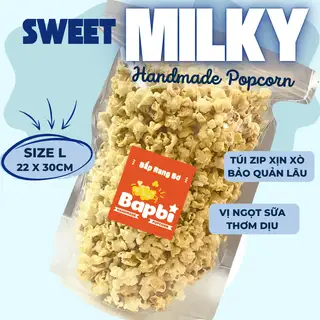 Bắp Rang Bơ vị Bơ Sữa Milky Size L - 45.000 ₫ tại Bapbi Popcorn - Bắp Rang Bơ Kiểu Mỹ - Đồng Nai