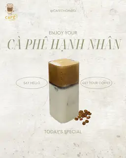 Hình ảnh Cà Phê Hạnh Nhân