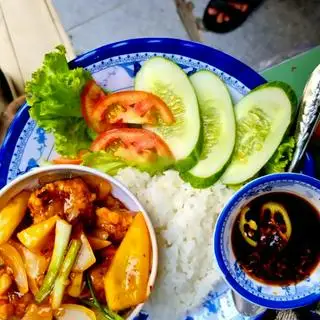 Hình ảnh Cơm sườn chua ngọt
