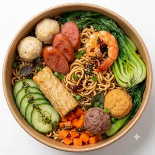 Hình ảnh Mì Trộn Indomie Thập Cẩm