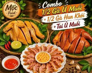 Hình ảnh Combo gà 2 vị - tai ủ muối