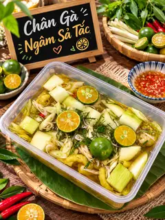 Hình ảnh Chân gà ngâm xả tắc