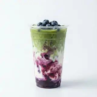 Hình ảnh Matcha Latte Việt Quất