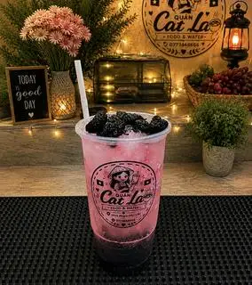 Hình ảnh SODA DÂU TẰM TOPPING TƯƠI MÁT LY 1000ML TO TỔ NÁI