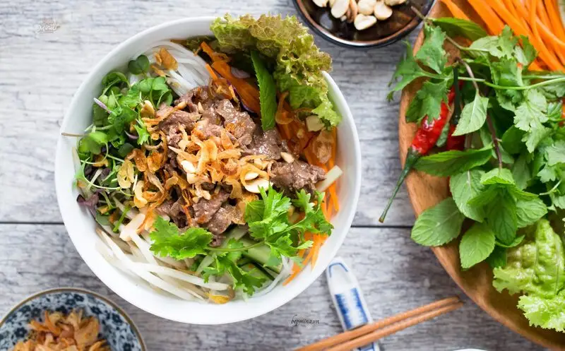 Hình ảnh Combo 3 Bún Bò Trộn Nam Bộ