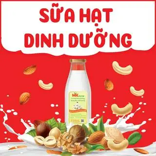 Hình ảnh SỮA HẠT DINH DƯỠNG (Chai 330ml gồm hạnh nhân, óc chó, hạt điều, yến mạch)