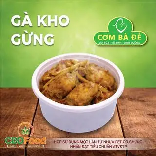 Gà kho - phần 1 người - 38.000 ₫ tại Cơm Bà Đẻ - Cao Thắng