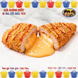 Hình ảnh Gà Khổng Lồ Phô Mai Tan Chảy