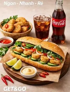 Bánh mì +Nước Ngọt/Banh Mi + Soft Drink - 35.000 ₫ tại Get&Go - Chung Cư Lavita Garden