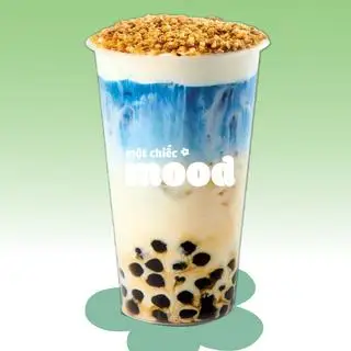 Hình ảnh Trà sữa đậu biếc machiato