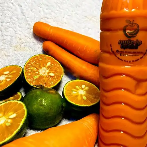 Hình ảnh ÉP CAM CÀ RỐT/ Chai nguyên chất, không đường không đá