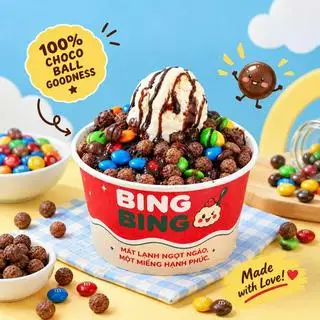 Hình ảnh Bóng socola rơi từ trên trời xuống - 하늘에서 초코볼이 내려와