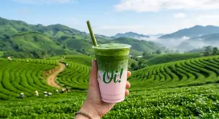 Hình ảnh Matcha mây hồng