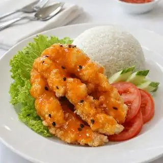 Cơm Phi Lê Cá Ba Sa Sốt Chanh Dây - 62.000 ₫ tại Chú Rùa - Cơm Gà & Miến Trộn Hàn Quốc - Nguyễn Thị Thập