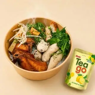 Hình ảnh (Tặng Oishi Tea Go) Bún Cá Chan Đầy Đủ ( Full topping )