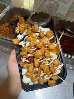 Hình ảnh Cuốn chấm sốt bò tóp mỡ
