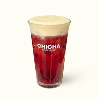 Trà Lựu Kem Cheese - 45.000 ₫ tại CHICHA - Tea & Coffee - Cô Bắc