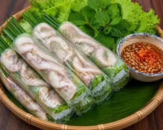 Gỏi cuốn tai heo - 1 cuốn - 13.000 ₫ tại Gỏi Cuốn Quằn Quằn - Nguyễn Phúc Nguyên