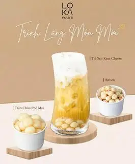 Hình ảnh Trà sen kem phô mai