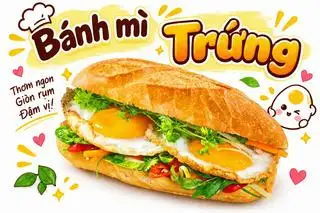 Hình ảnh Bánh mì trứng