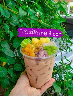 Trà Sữa Full Topping - 30.000 ₫ tại Trà Sữa Mẹ 3 Con - Nguyễn Thiện Thuật