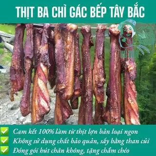 Hình ảnh THỊT BA CHỈ GÁC BẾP TÂY BẮC 0.5kg