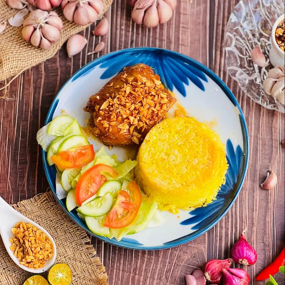 Cơm Gà Sốt Mắm Tỏi Nhỏ Mini - 48.000 ₫ tại Mamadeli - Cơm Gà & Mì Ý - Trần Xuân Soạn