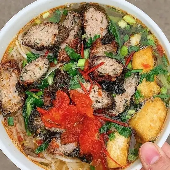 Hình ảnh Bún chả chan (chả lá lốt)