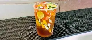 Hình ảnh trà chanh con cá