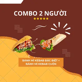 Hình ảnh Bánh Mì Kebab + Bánh Mì Kebab Cuộn