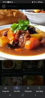 Hình ảnh bánh mì sốt vang 1suất đặc biệt 