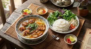 Bún chả Hà Nội - 60.000 ₫ tại Quán 36 - Bánh Cuốn Thanh Hóa & Bún Chả Hà Nội - Quang Trung