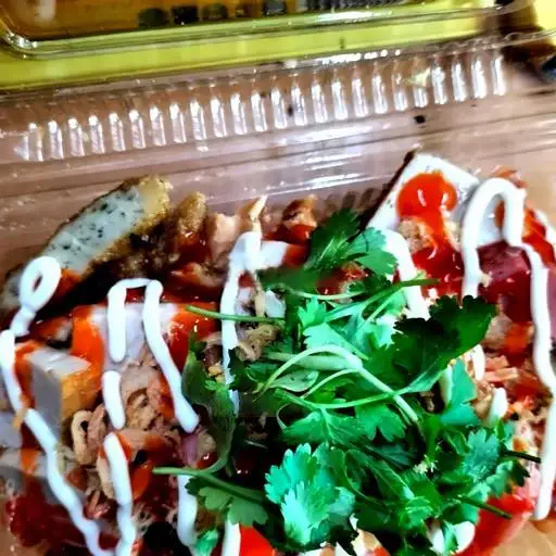 Hình ảnh BÁNH MI TRÔN CHA GIO + BO KHÔ 