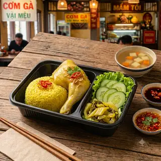 Hình ảnh Cơm Gà Luộc Đùi Lớn (No Nê)