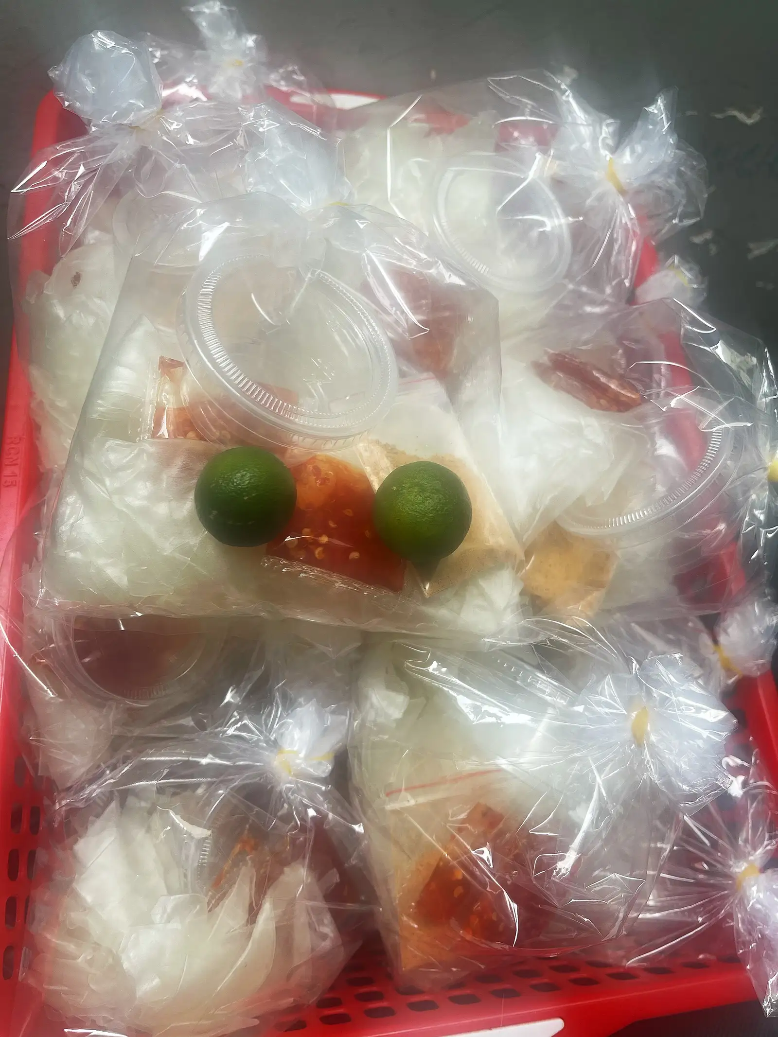 Hình ảnh Bánh Tráng Phơi Sương Dẻo Muối Tắc Siu Kay ( 100g 1 bịch ) 