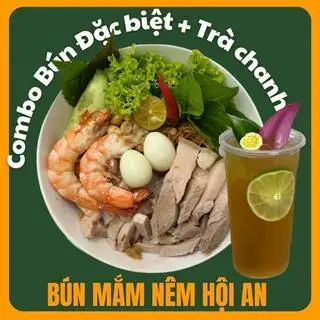 Hình ảnh Bún mắm nêm đặc biệt + trà chanh Hội An