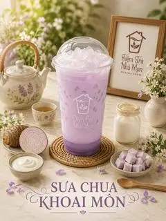 Hình ảnh Sữa chua khoai môn