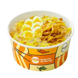 Hình ảnh Bánh Tráng Bơ Tóp Mỡ Tỏi Hành Phi Trứng Cút Lòng Đào