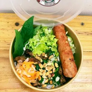 Bún Thịt Nướng + Nem Nướng  - 45.000 ₫ tại Bún Thịt Nướng - Ông Mập - Nguyễn Hồng Đào