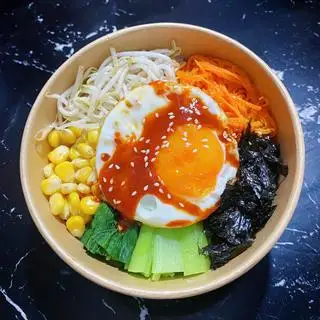 Hình ảnh CƠM TRỘN TRỨNG ỐP LA