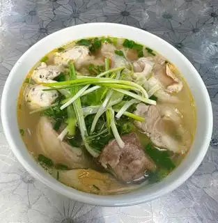 Hình ảnh Bún móng sườn mọc