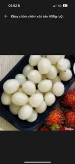 Hình ảnh Khay chôm chôm cắt sẵn 400g ruột