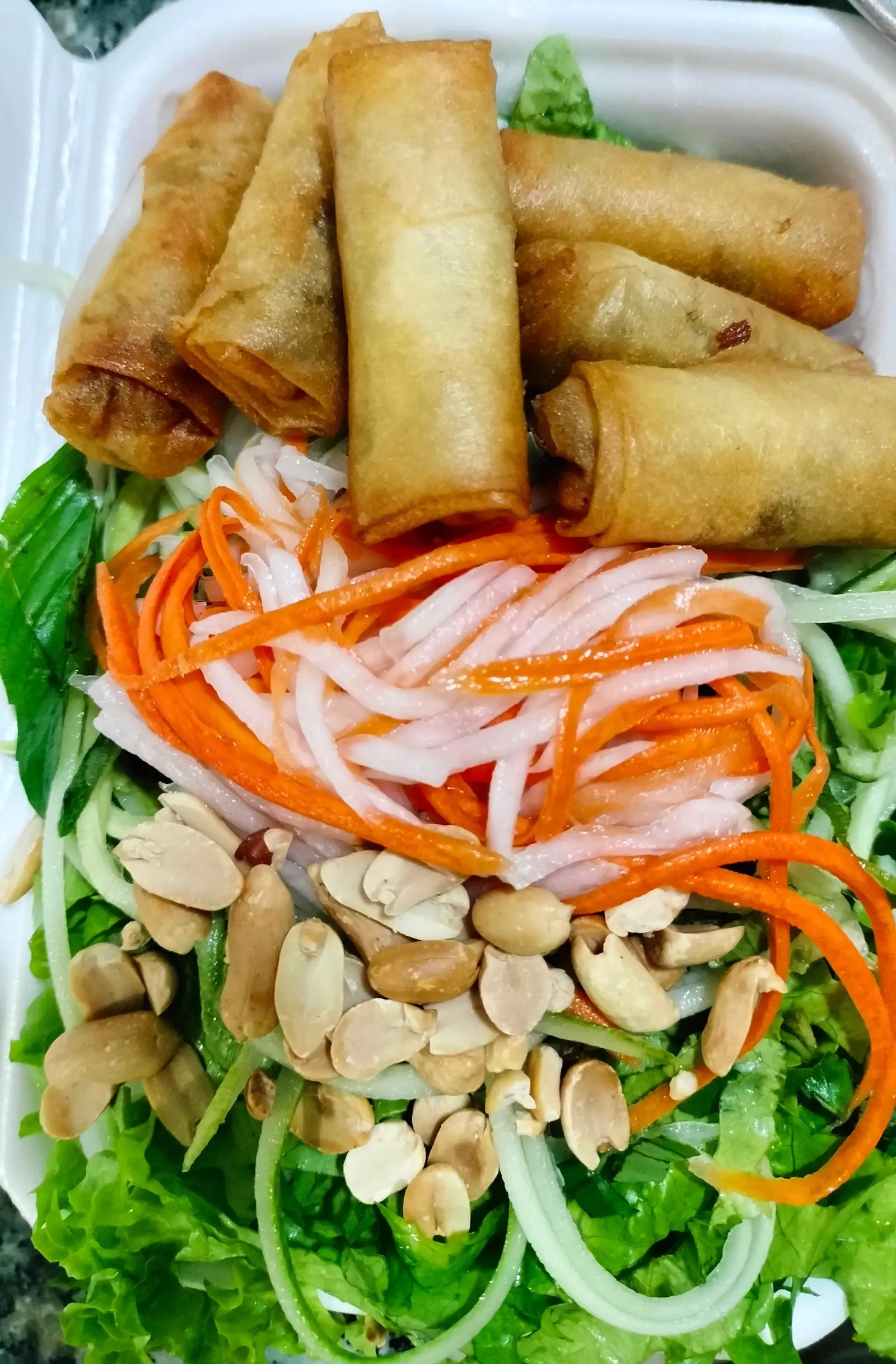 bún chả giò - 40.000 ₫ tại Cơm Chay Hoa Thiện - Bà Triệu