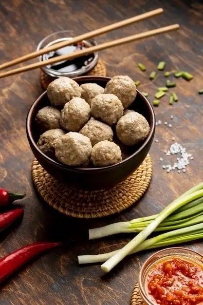 Hình ảnh soup 5 viên bò viên 