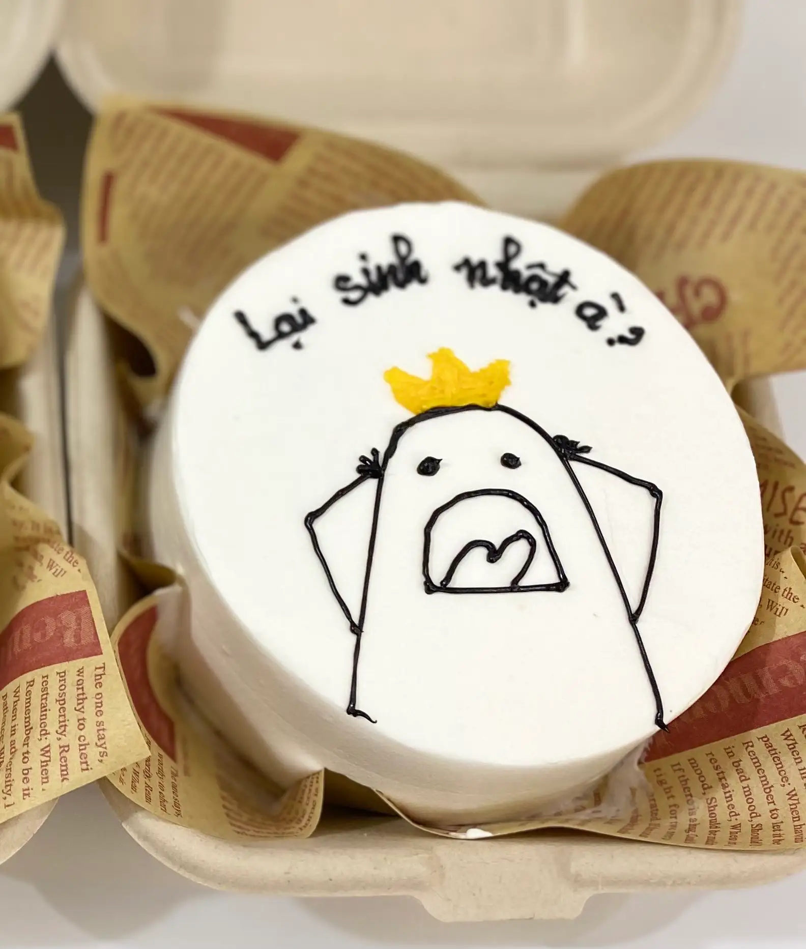 Hình ảnh Bánh sinh nhật bento mini - vẽ lại sinh nhật à?