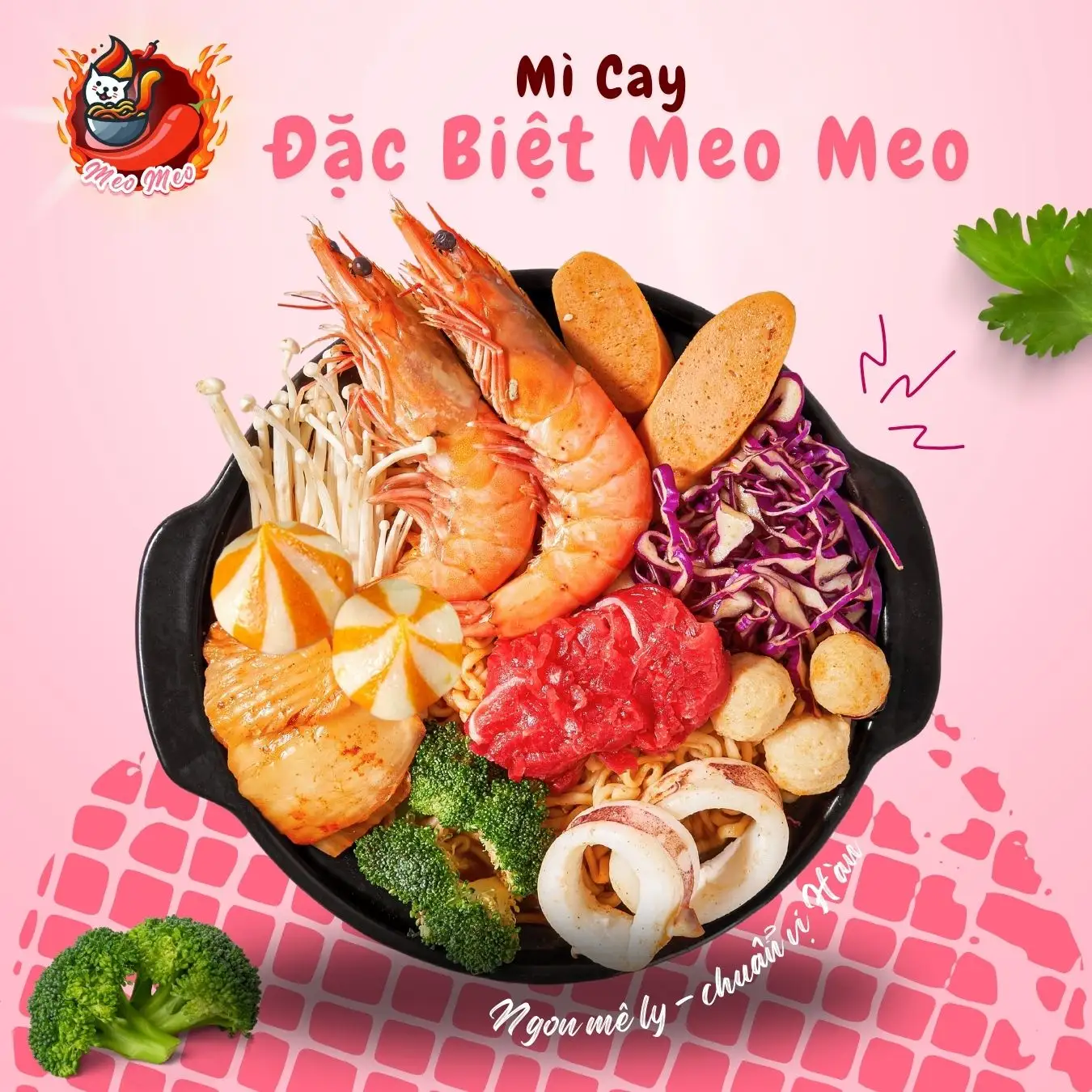 Mì cay Đặc Biệt MEO MEO - 95.000 ₫ tại Mì Cay Meo Meo - Tam Hà