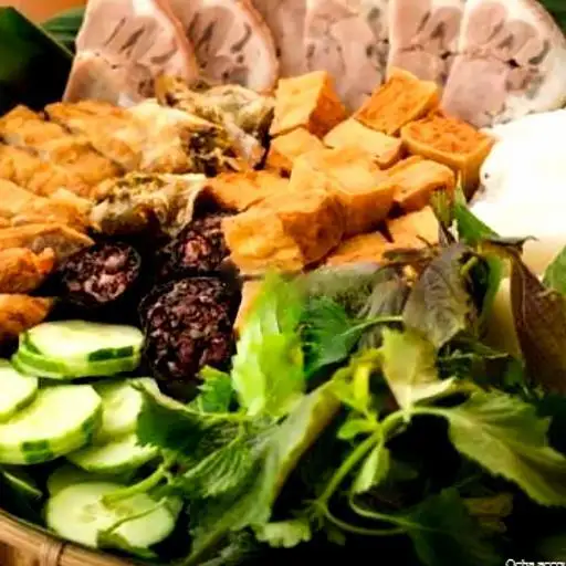 Bún Đậu - Thịt - Chả - Dồi - 63.000 ₫ tại Bún Đậu 3 Chị Em - Lê Văn Quới